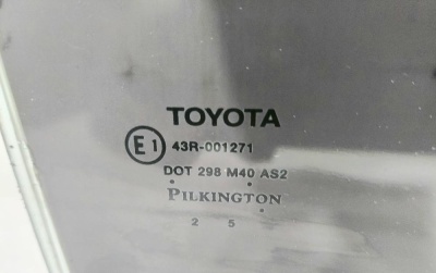 Стекло двери задней правой Camry V40 2006-2011    6810306140