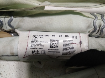Головная НПБ шторка правая F30  72127311202