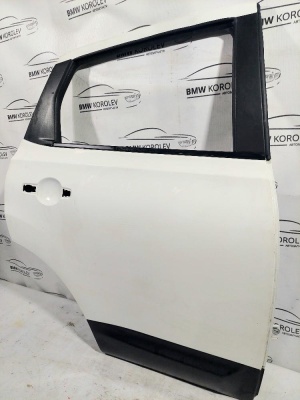 Дверь задняя правая белая Qashqai (J10) 2006-2014    H2100JD0MC