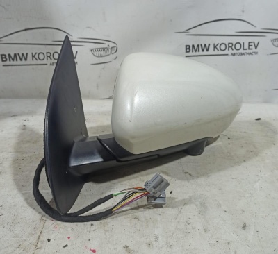 Зеркало левое белое (11pin) Qashqai (J10) (2006-2014)   96302BR29E