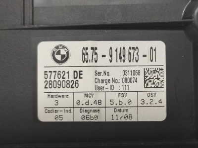 Ультразвуковой модуль BMW 5 E60 61319149673