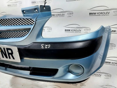 Бампер передний Hyundai Getz (рест голубой) 865111C300