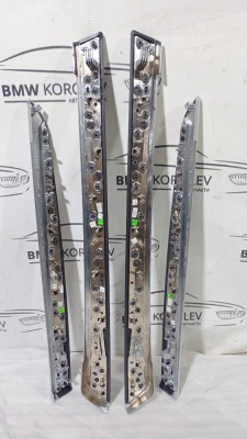 Накладки (комплект) 5-serie F10/F11 2009-2016 МОЛДИНГИ ОБШИВКИ ДВЕРИ   51427225525 F10 51427225525