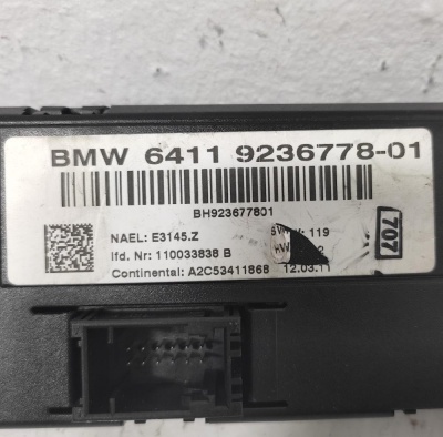 Панель управления кондиционера BMW 3 E90 64119236778
