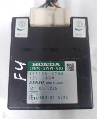 Блок управления парктроником CR-V 2007-2012 (39670SWWG03) CR-V 39670SWWG03