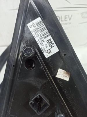Зеркало левое электрическое красное Ceed 2007-2012 876101H650 Ceed 876101H650