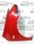 Крыло переднее правое (красное) Hyudai Getz 663211C650