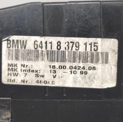 Панель управления кондиционера BMW 7 E38 64118379115