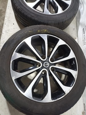 Диски колесные легкосплавные (комплект) NISSAN QASHQAI+2 (JJ10) (2008-2014) 18" 6.5J ET40 5X114.3X66.1  D0300JD18B  D0300JD18B