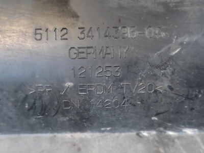 Юбка заднего бампера  X3E83 51123414396