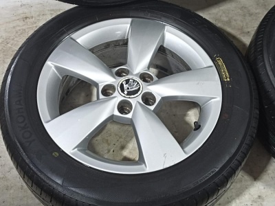 Диски колесные легкосплавные (комплект) SKODA RAPID 2013-2020 15" 6J ET38 5X100X57.1  5JA6010258Z8  5JA6010258Z8
