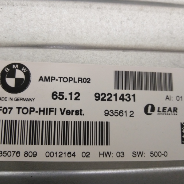 Усилитель системы Top-Hifi BMW 7 F01 65129240766