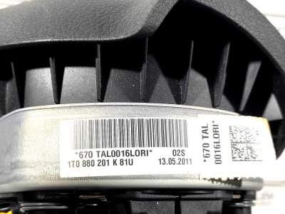 Подушка безопасности в руль VW Golf VI (2008-2013) 5K0880201Q