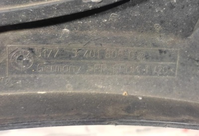 Накладка на крыло передняя правая BMW X3 E83 X3E83 51713401808