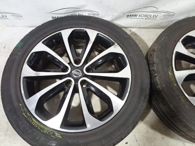 Диски колесные легкосплавные (комплект) NISSAN QASHQAI+2 (JJ10) (2008-2014) 18" 6.5J ET40 5X114.3X66.1  D0300JD18B  D0300JD18B