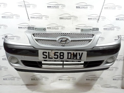 Бампер передний Hyundai Getz (рест серебристый )  Getz 865111C300