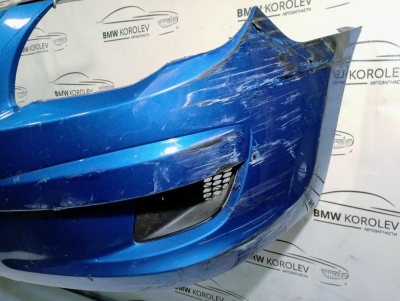 Бампер в сборе передний (синий, до рест) Hyundai I30 865112R000