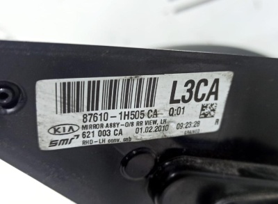 Зеркало левое механическое Ceed 2007-2012 ПОСЛЕ 2010Г Ceed 876101H505CA