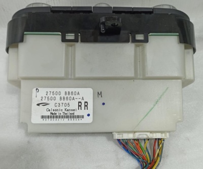  Блок управления климатической установкой Nissan Qashqai+2 (JJ10) 2008-2014  27500BB60A