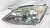 Фара левая CR-V 2007-2012 НЕ КСЕНОН  33151SWWE01 CR-V 33151SWWE01