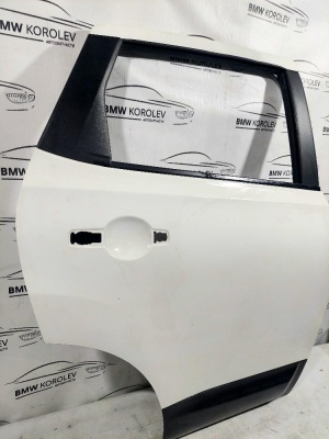 Дверь задняя правая белая Qashqai (J10) 2006-2014    H2100JD0MC