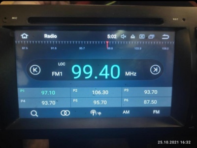 Радиоприемник  ANDROID X5E53 01234567890